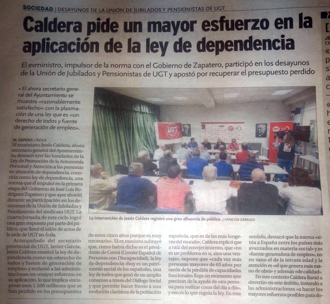 Desayuno Ávila Caldera